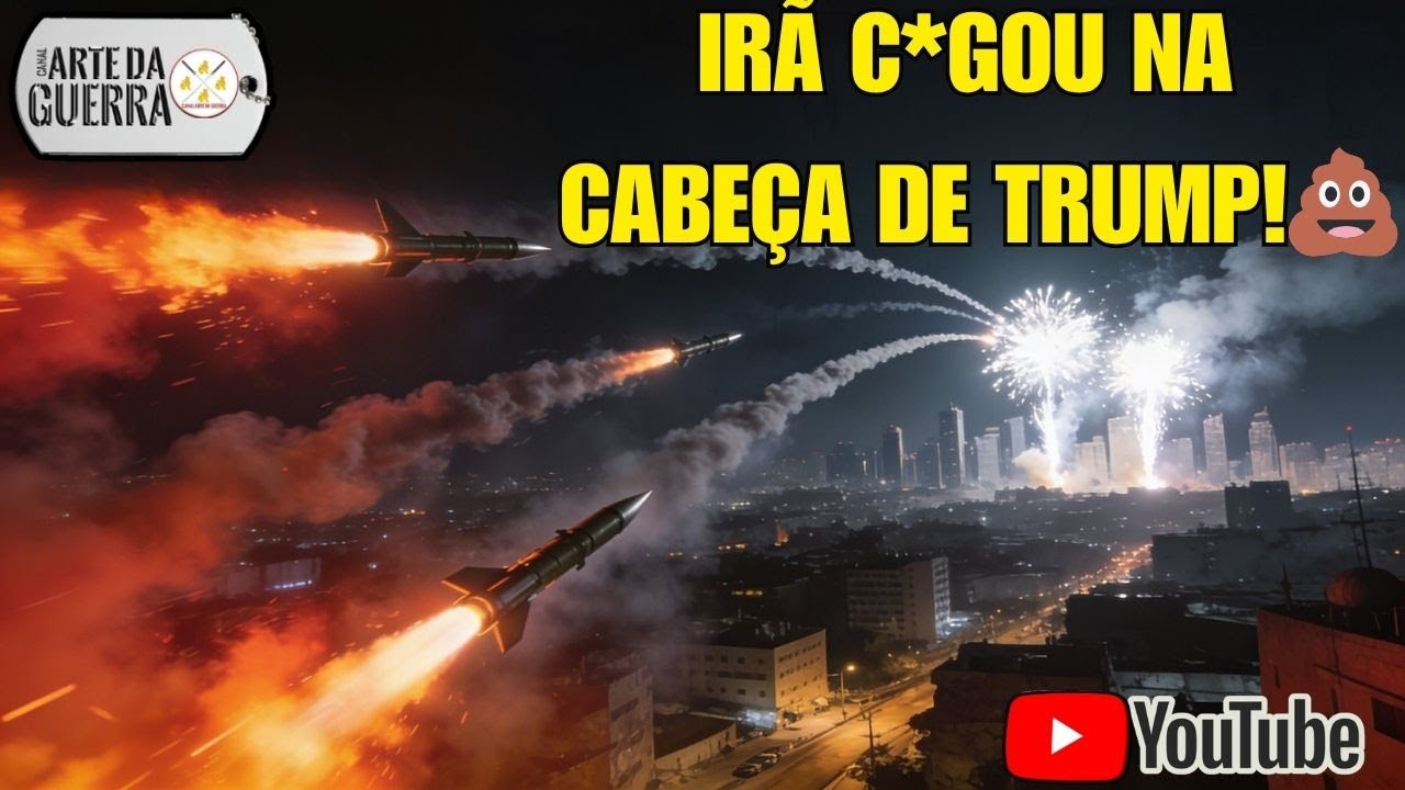 Ir&atilde; Despreza Trump e Volta a Bombardear Israel com M&iacute;sseis !