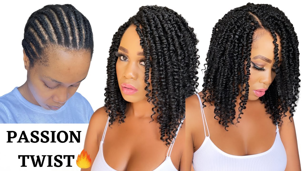 🔥EASY SHORT CROCHET PASSION TWIST / Beginner Friendly /Protective Style /Tupo1