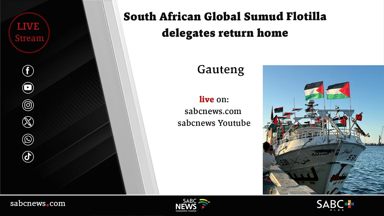 South African Global Sumud Flotilla delegates return home