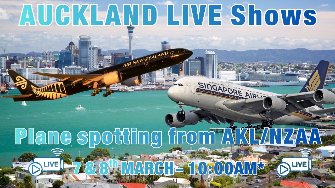 9AM Morning Rush ✈️ 🔵 LIVE Planespotting at Auckland International Airport | AKL Live Stream