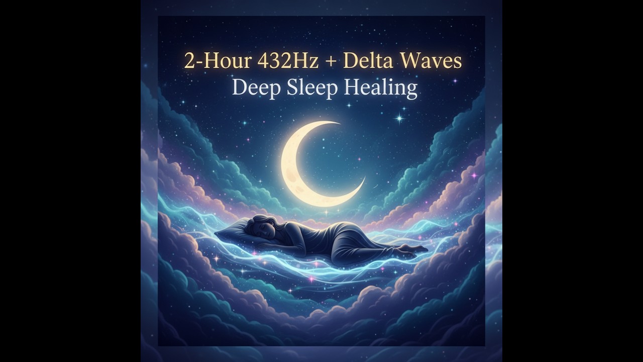 432Hz Healing Frequency for Deep Delta Sleep | Inner Peace & Regeneration 2 Hours