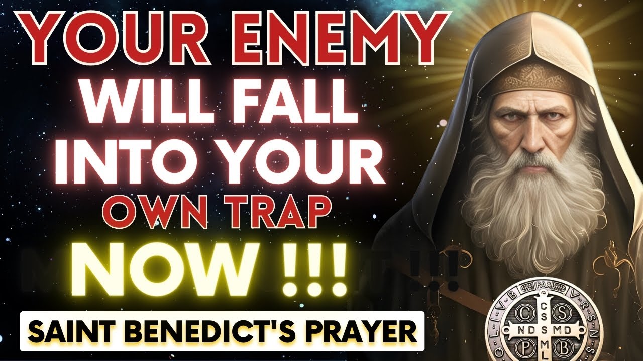 🛑Miraculous Prayer of the Chaplet of Saint Benedict: Make your Enemy Fall into His Own Trap Now!