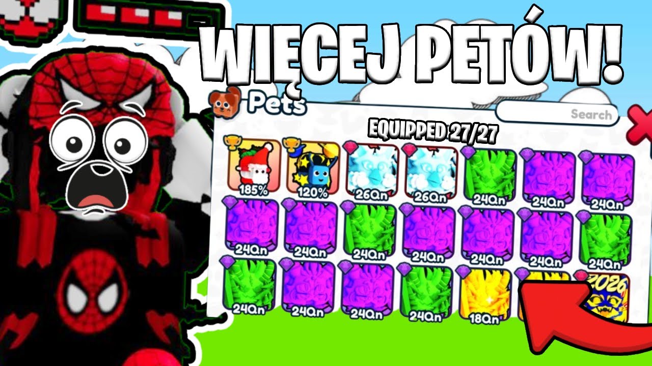 JAK ZAŁOŻYĆ 27 PETÓW NA RAZ w REBIRTH CHAMPIONS ULTIMATE?! Roblox