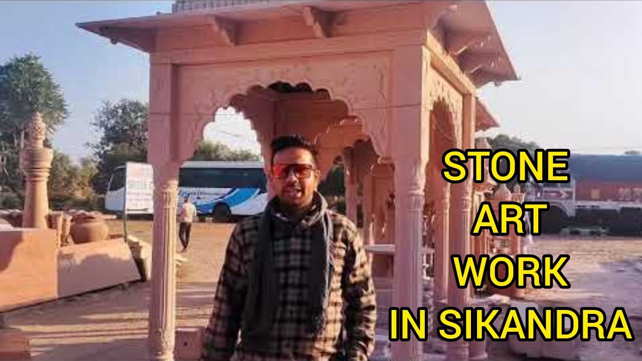 Stone Art Work in Sikandra (Dausa, Rajasthan ) Bansi Paharpur Sandstone Crafting