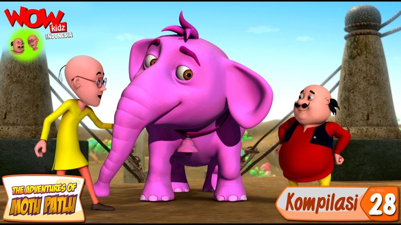 Kompilasi - 28 | Motu Patlu dalam Bahasa - Animasi 3D Kartun | WowKidz Indonesia