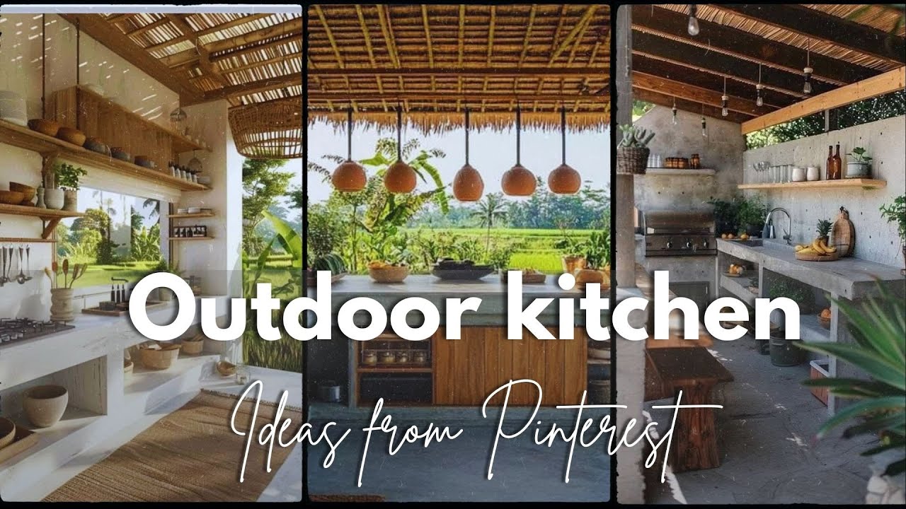 Outdoor kitchen ideas from Pinterest | Dirty kitchen | SimplyTiny