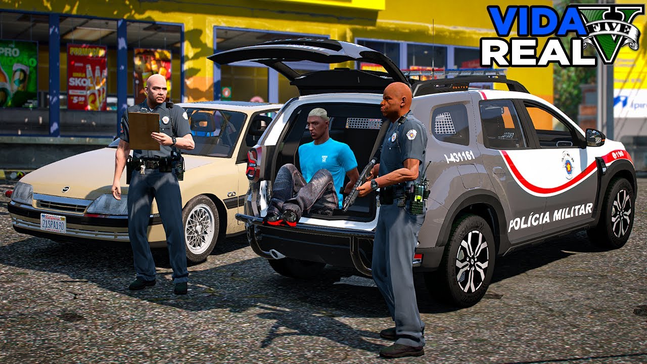 GTA V : VIDA REAL - FIZ A PIOR BURRADA DA MINHA VIDA E FUI PRESO - #51