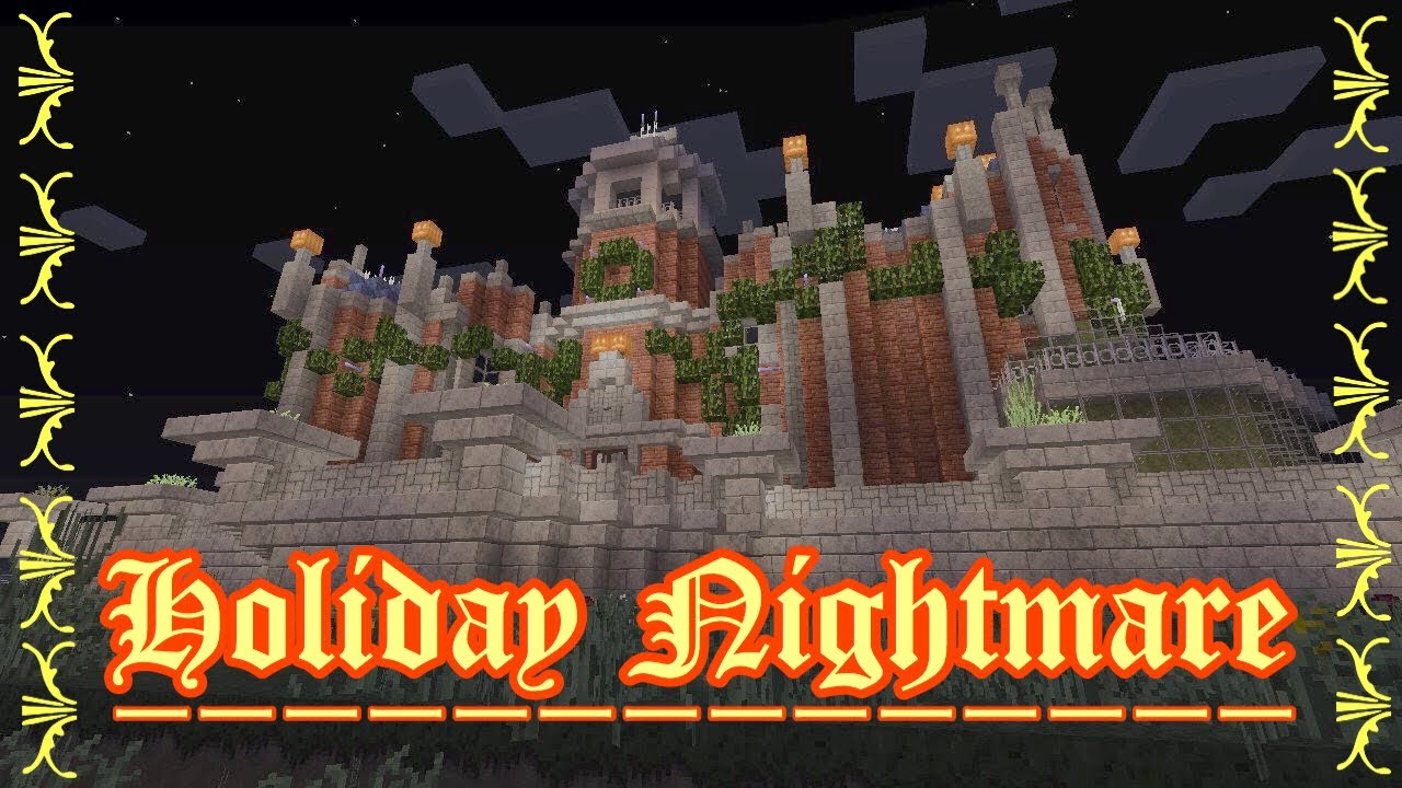 【ほぼ完全再現】ホーンテッドマンション・ホリデーナイトメアー　MineCraft Haunted Mansion Holiday Nightmare