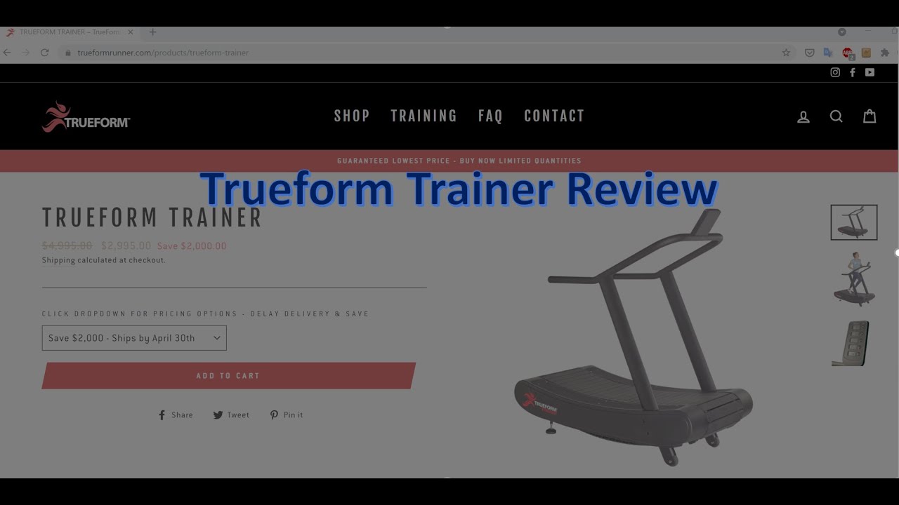 Runner's review of the TrueForm Trainer Curved Manual Treadmill
