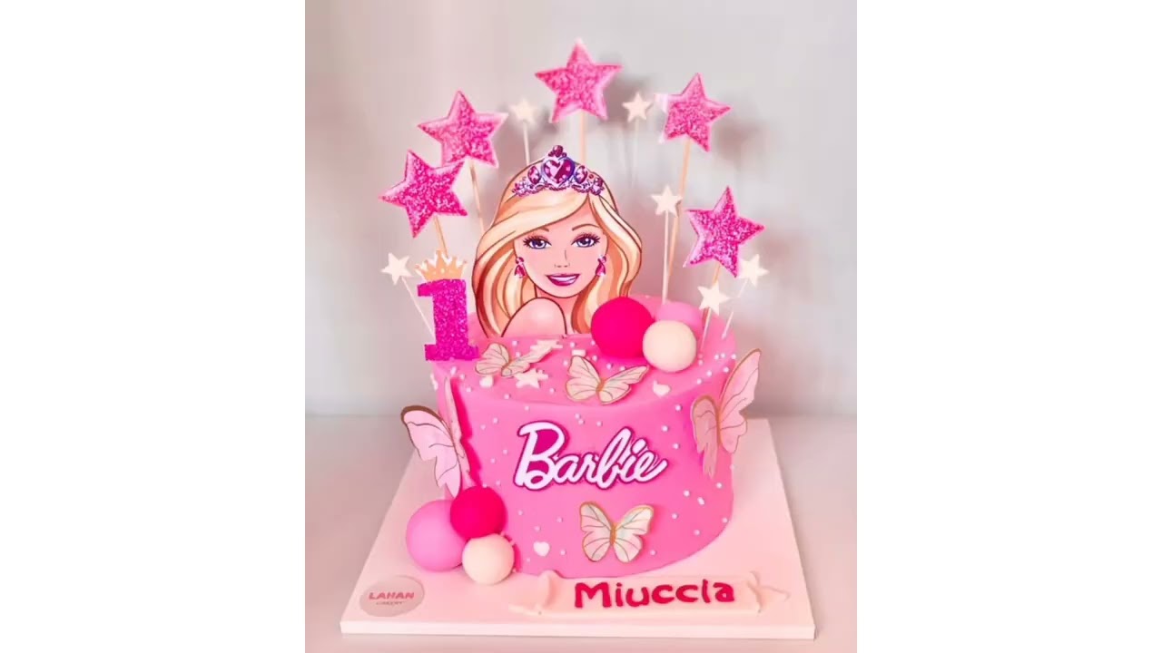 Trending Barbie theme Cake 2026/Girl Birthday Cake Photo/Pink Cake/Barbie theme Cake 