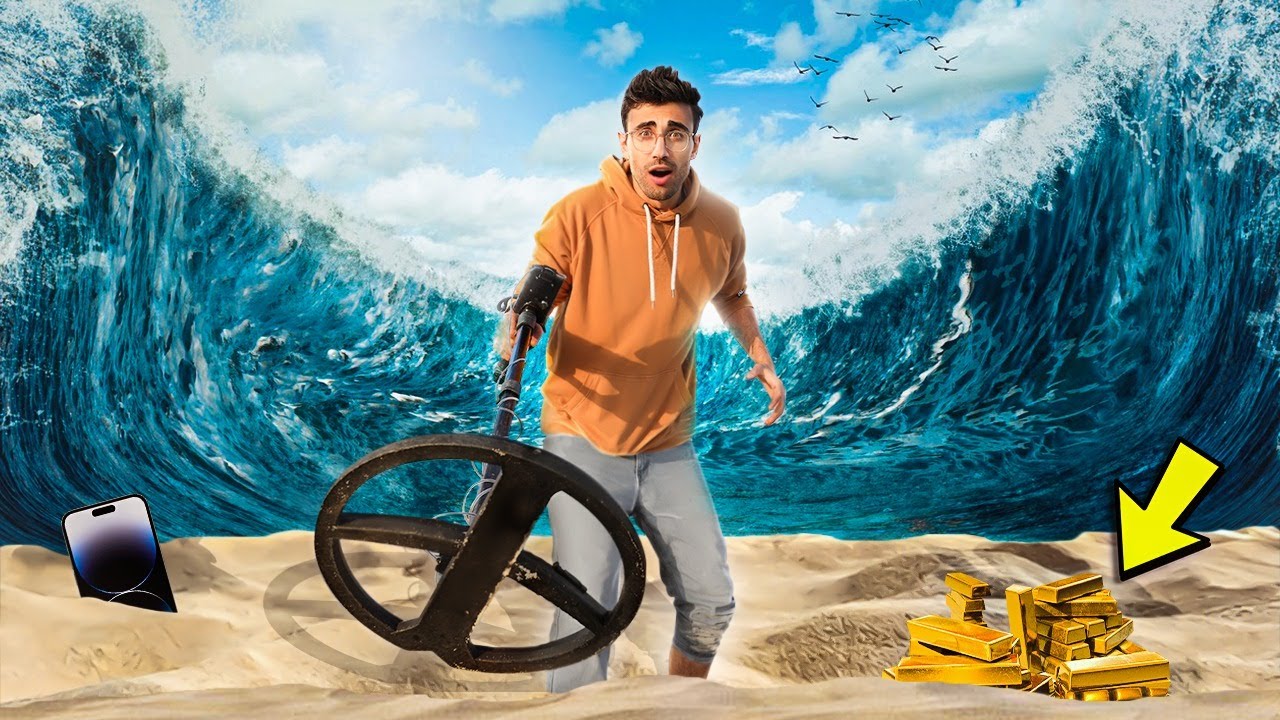יצאתי לחפש זהב עם הגלאי מתכות לפני הצונאמי!!!