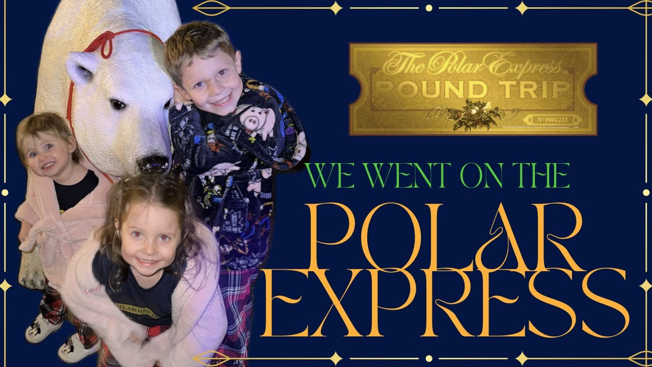 WE WENT ON THE POLAR EXPRESS! Magical train ride to the North Pole to meet Santa!