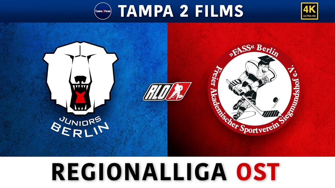 Eisbären Juniors Berlin vs. FASS Berlin | Regionalliga Ost 2025 | 4K UHD