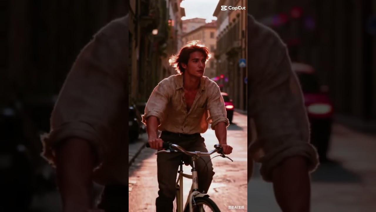 Sunlight, flowers, and the boy who carries them. #goldenhour #bikeandbloom#cinematicmood