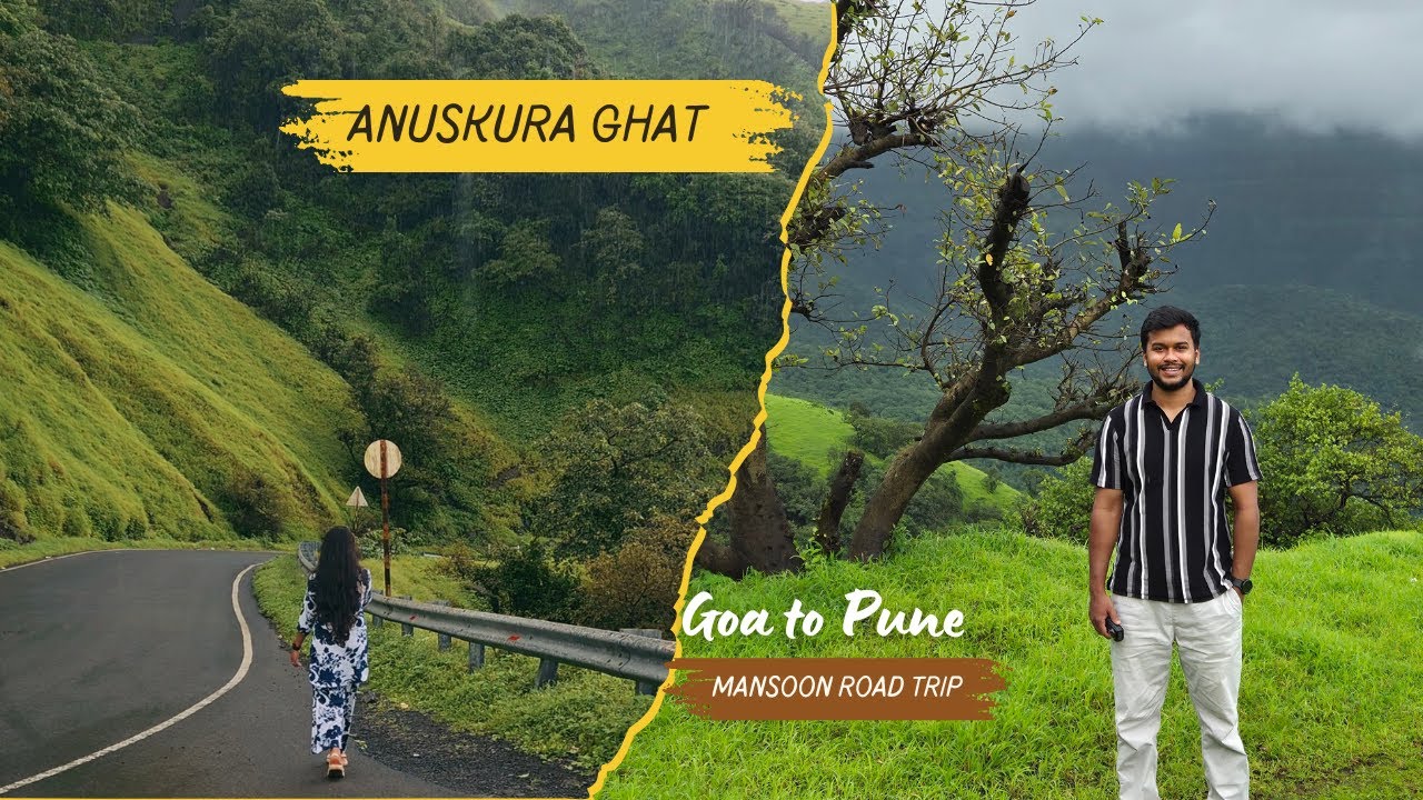 Anuskura Ghat || Goa to Pune Monsoon Road trip🚗 || August 2025