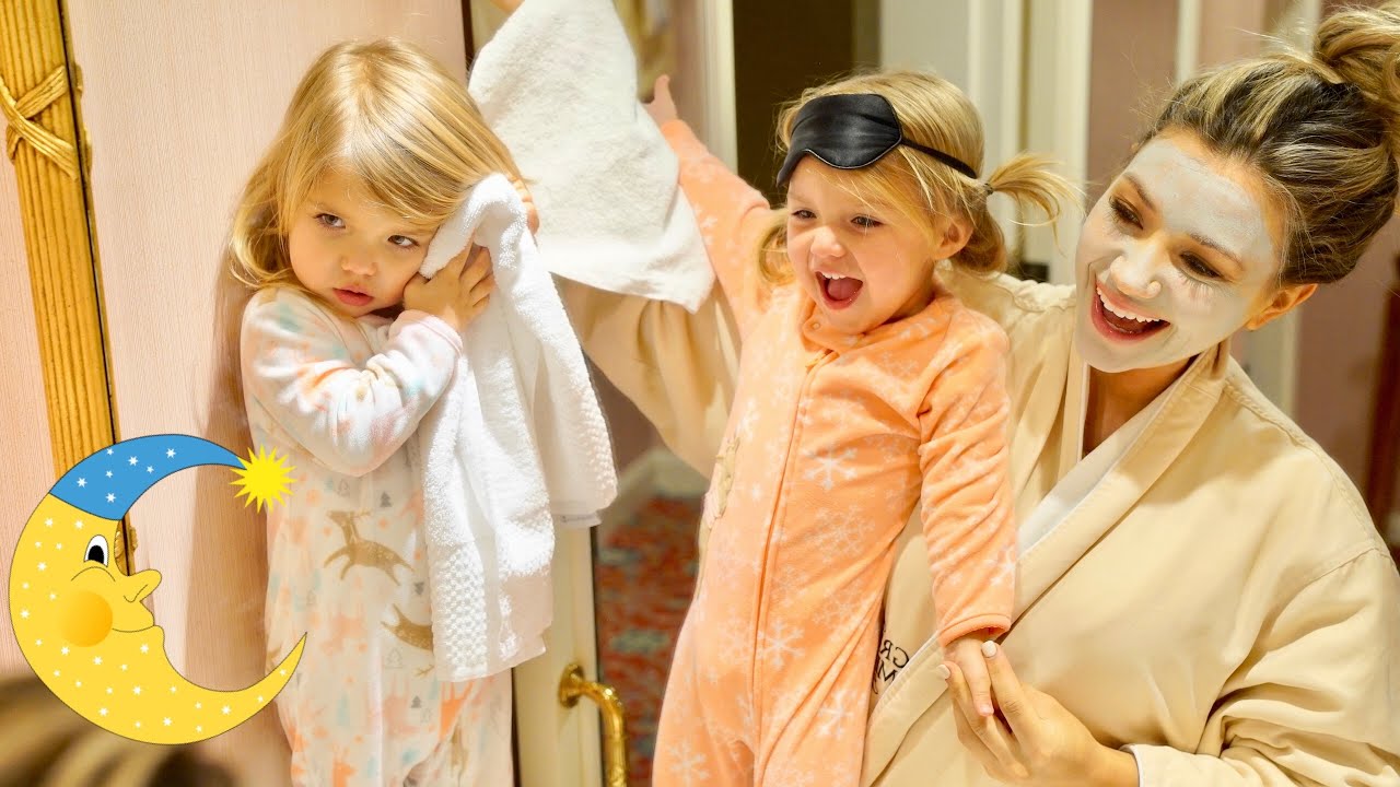 Pregnant NIGHT TIME ROUTINE with TWINS