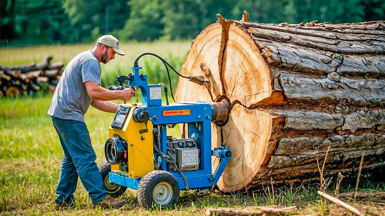 30 Mind-Blowing Firewood Processing Machines in Action! | Homemade Modern Chainsaw Machines #41