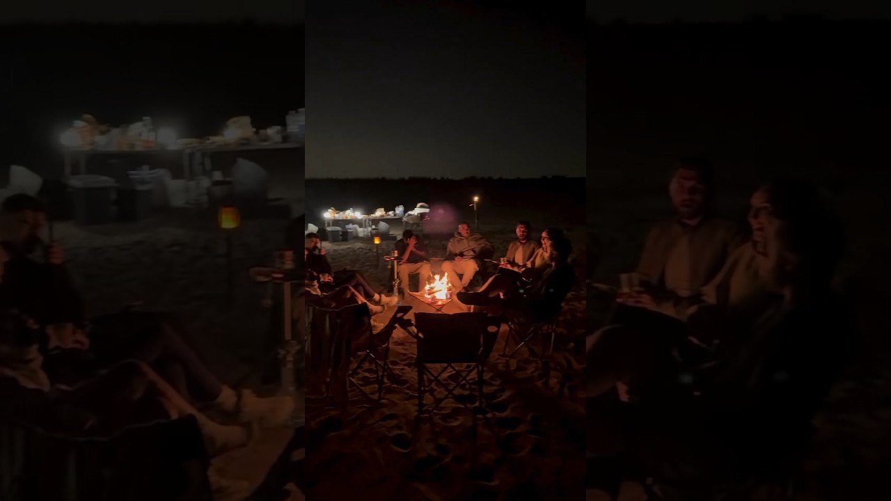 AMAZING DESERT IFTAR BBQ SETUP (DUBAI DESERT) 🌙✨🇦🇪