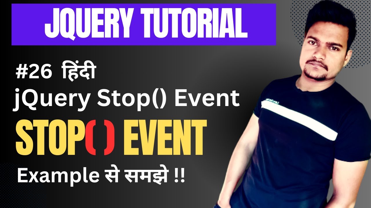 Jquery stop() method in jquery with example | Part - 26