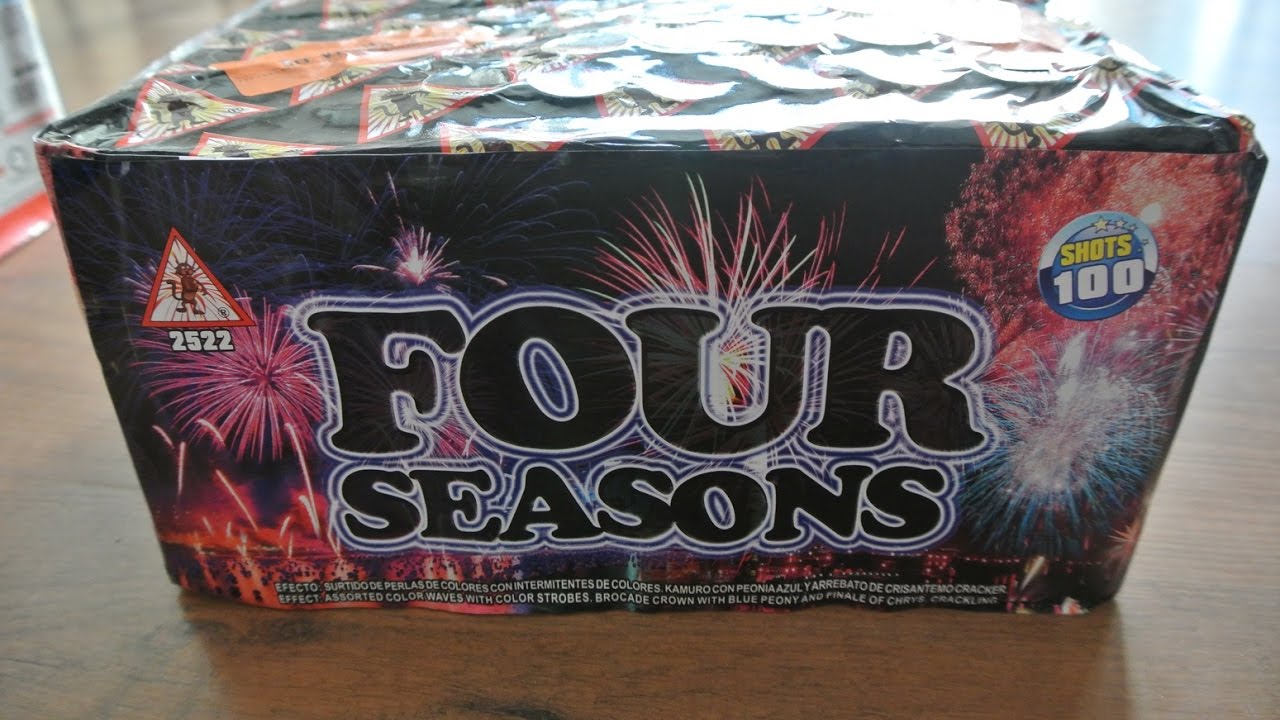 Batería Four Seasons 100 Disparos Pirotecnia El Gato, S.L.