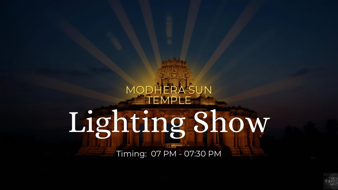 Modhera sun temple full  lighting show #modhera  #modherasuntemple #temple #viral 
