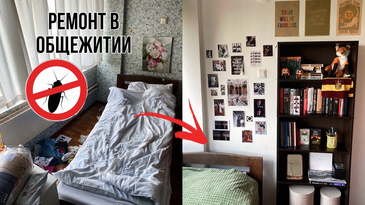 Ремонт в общаге/ Как живут студенты МГУ🔥 