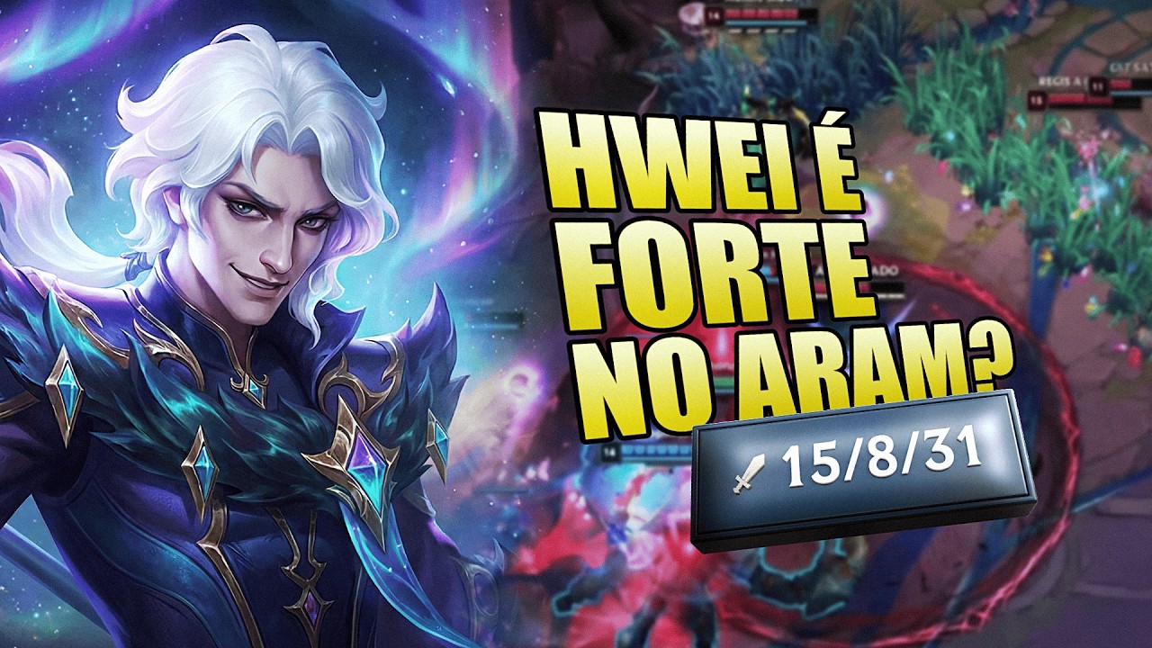 LOL: TESTEI O NOVO ARAM DESORDEM E ARRASEI COM O TWINK DO HWEI! | Didierk