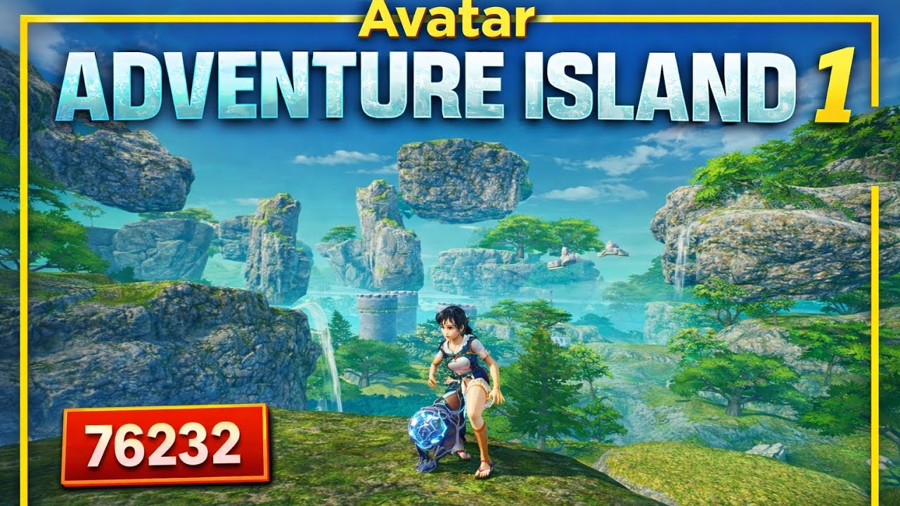 Bgmi Wow Parkour Map Code 76232 ||AVATAR ADVENTURE ISLAND 1 ||  #bgmi #wowmode #wow 