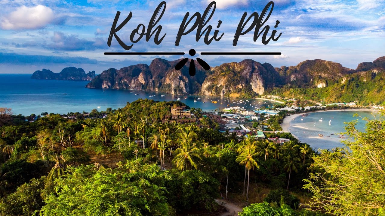 🇹🇭 Koh Phi Phi Island • Drone • GoPro • Longtail Boat Trip • Snorkeling