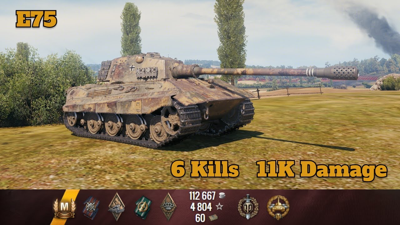 E75 - 6 Kills, 11K Damage - World of Tanks