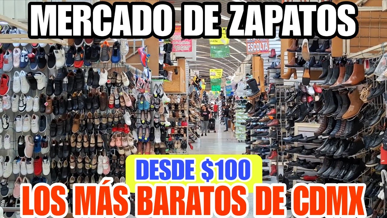 MEGA MERCADO ESCONDIDO DE ZAPATOS DE PIEL A $100 EN CDMX, Precios LOCOS, TODO SE REGALA!!!