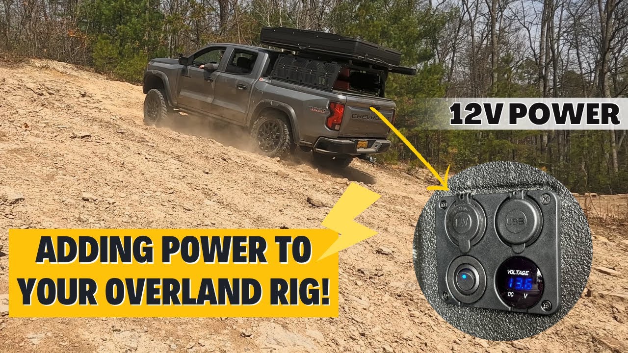 How to add 12V power to the bed of your truck | 2023 Chevy Colorado Trail Boss