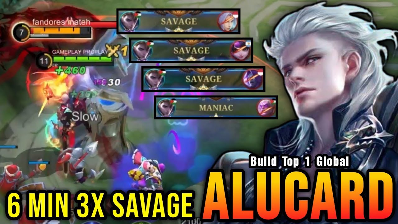 3x SAVAGE in 6 MIN!! Alucard New Build (PLEASE TRY) - Build Top 1 Global Alucard ~ MLBB