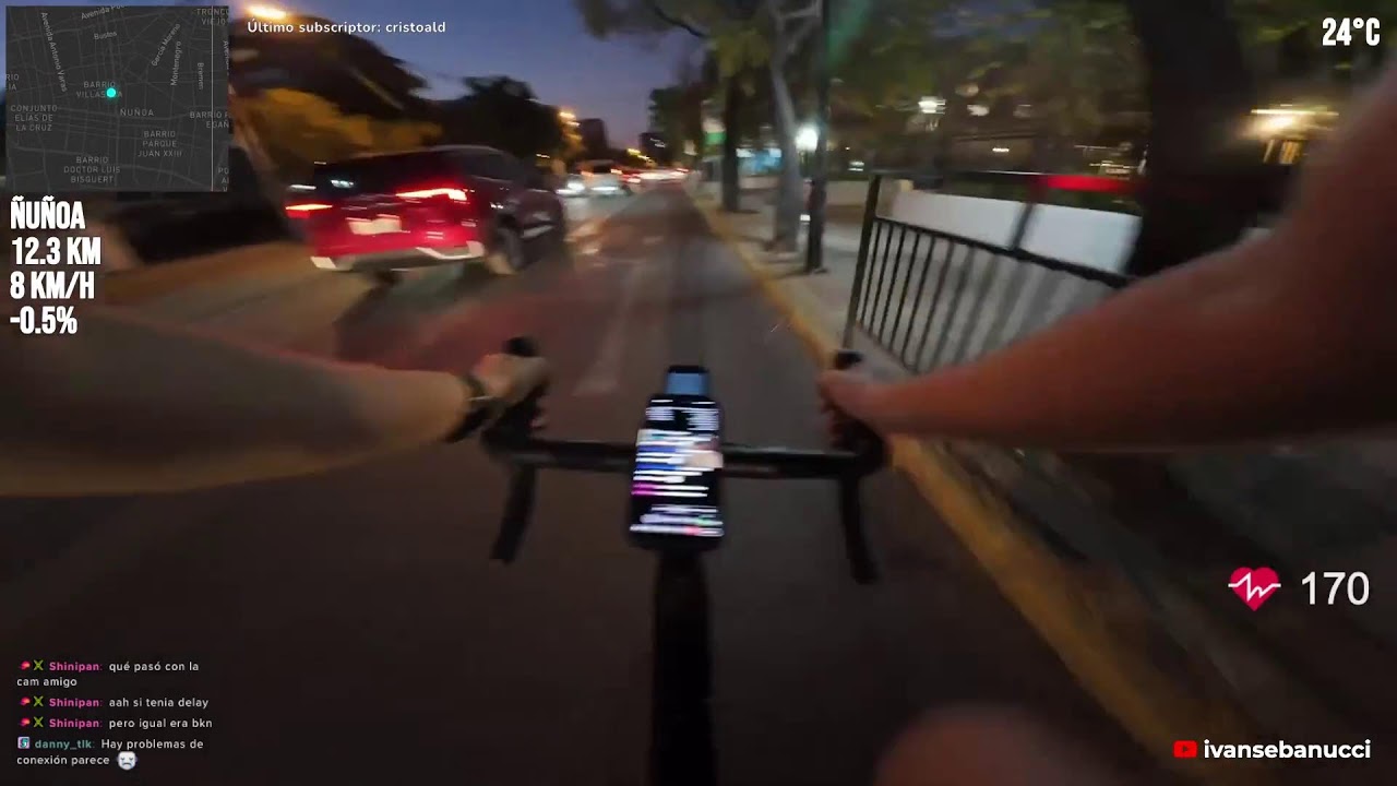IRL SCL | SANTIAGO DE CHILE | BIKE STREAM - BICI POR LA CIUDAD