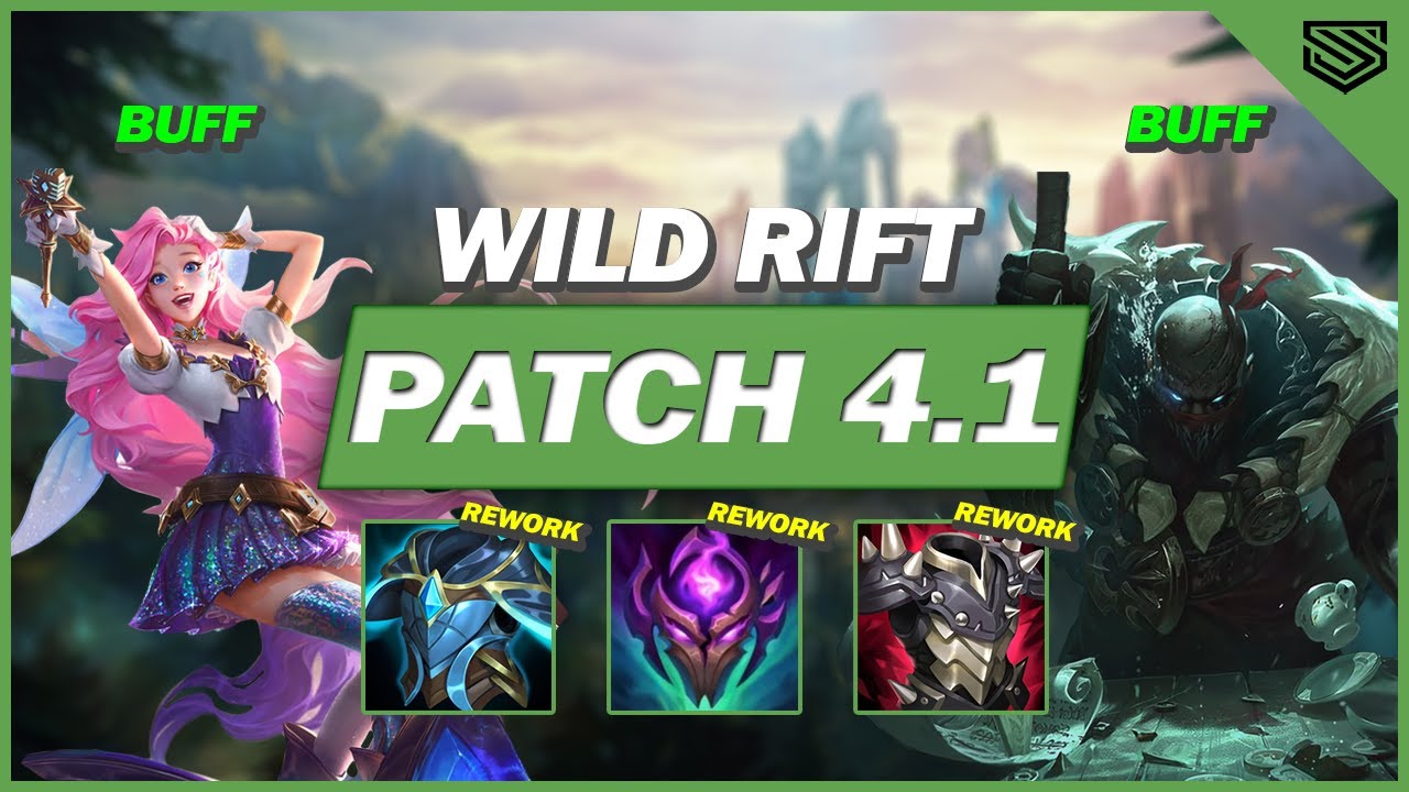 ALL SUPPORTS BUFFED AND NEW TANK META! 🔥 OFFICIAL WILD RIFT PATCH NOTES 4.1 BREAKDOWN