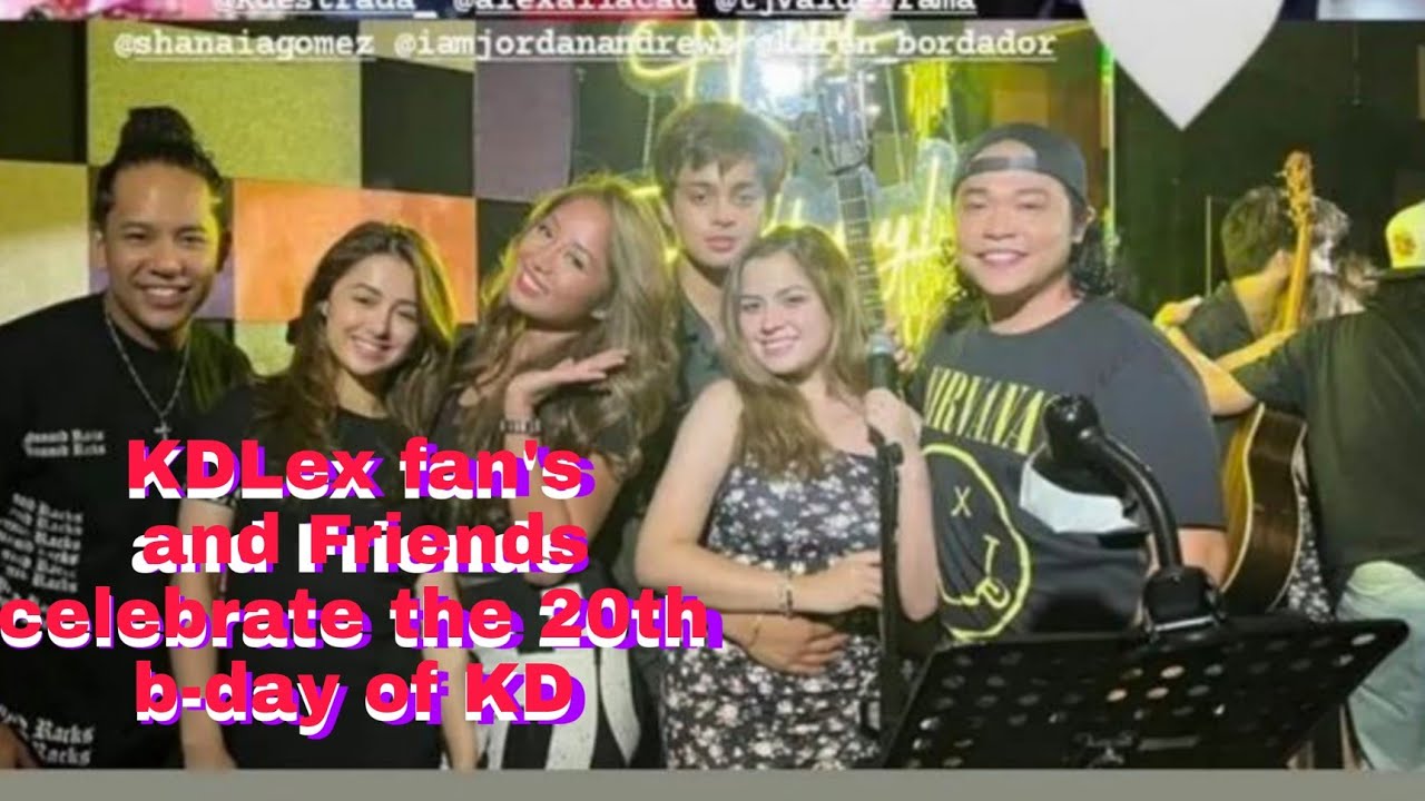 KDLex fan's and Friends Surprise KD's 20th b'day.| Alexa Ilacad| KD Estrada|KDLex