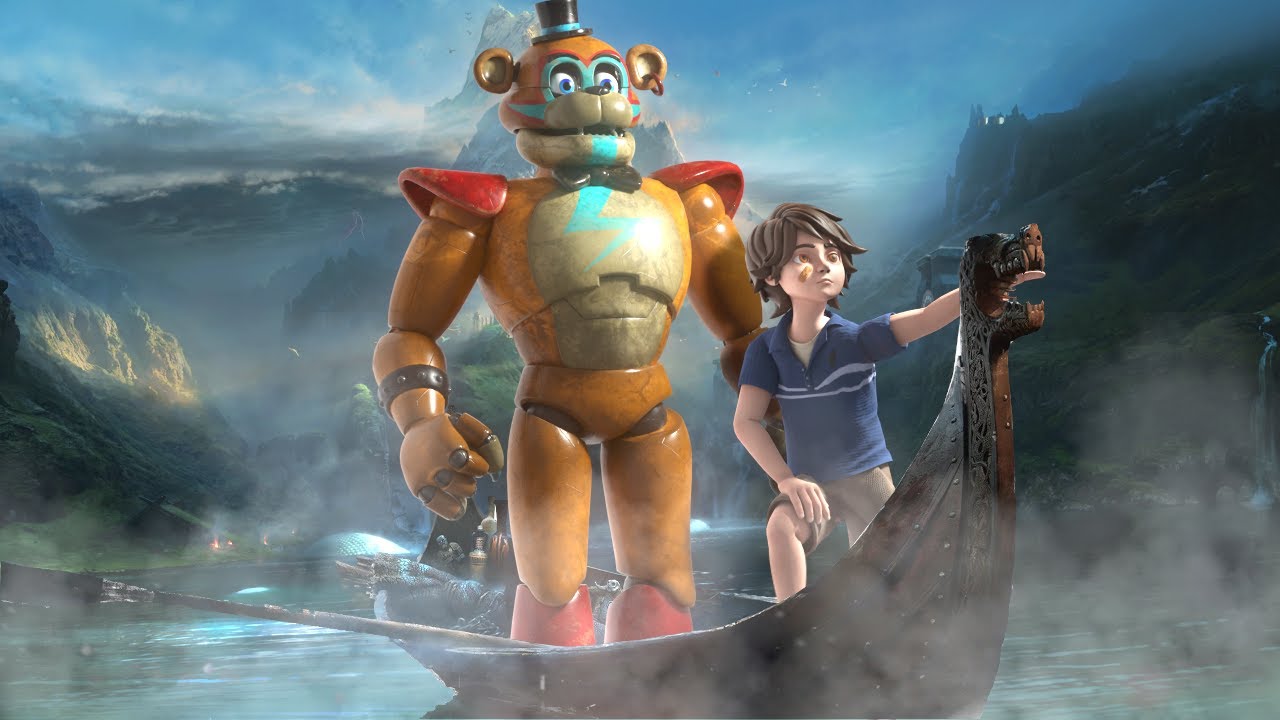 God of War, но это FNAF (мод God of Freddy)