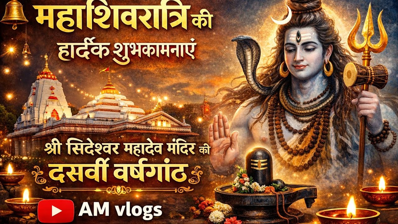 महाशिवरात्रि |मंदिर की दसवी वर्षगांठ |श्री सिद्धेश्वर महादेव मंदिर सीहोर |श्री सिद्धेश्वर सेवा समिति