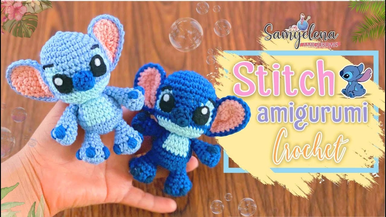 stitch amigurumi español/ingles