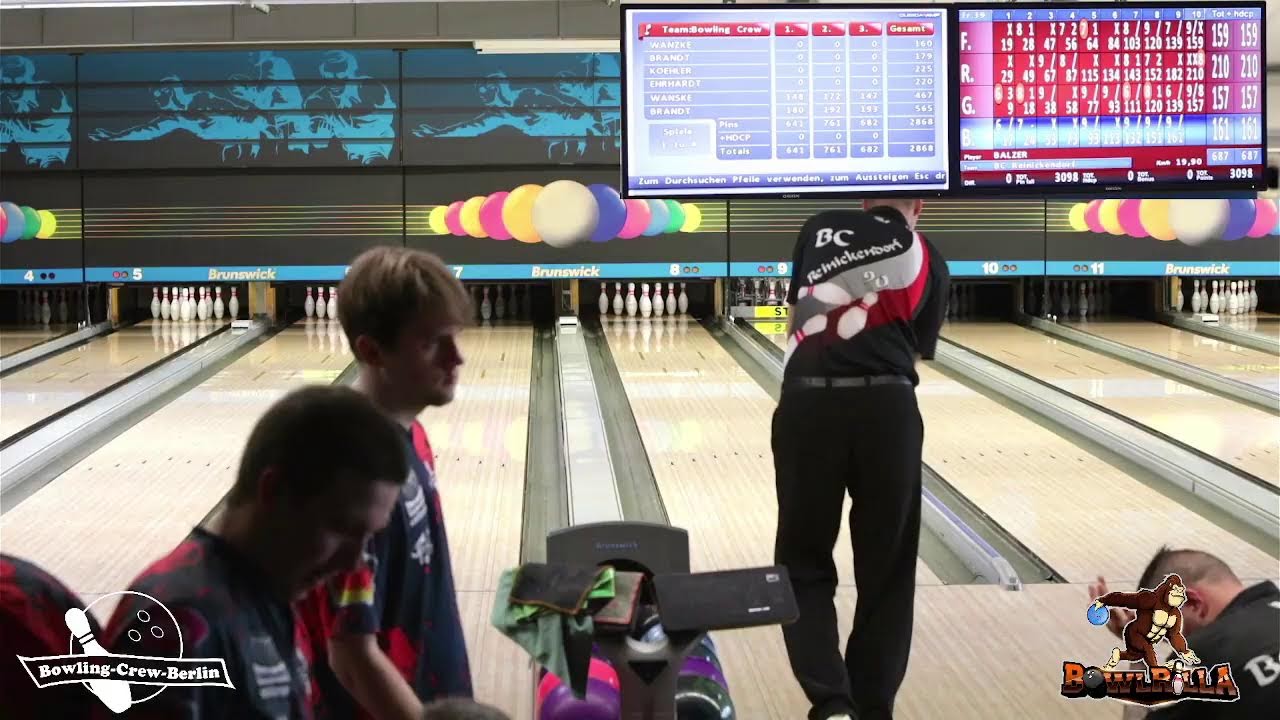 Landesliga live- Bowling Crew Berlin II - BC Reinickendorf 90