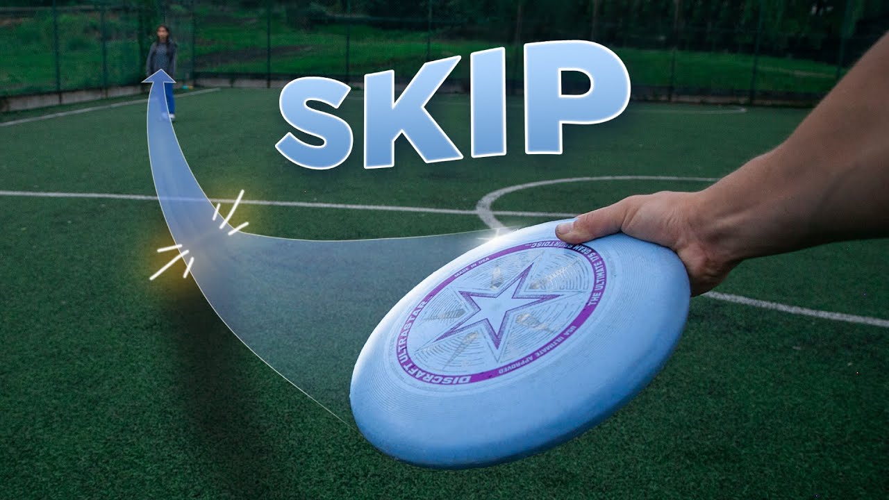 Skip Frisbee Serve / Bounce Pass / How to Throw / Tutorial