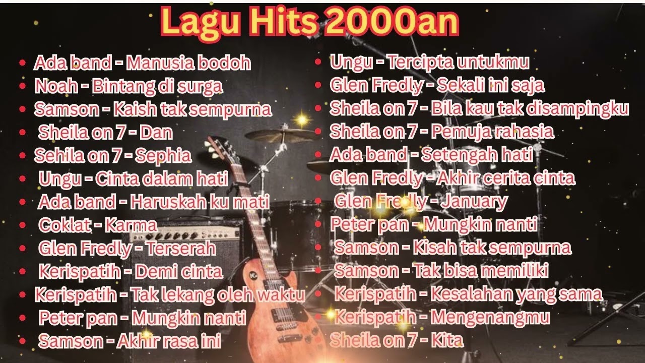 LAGU HITS MTV AMPUH 2000 an ENAK DIDENGAR
