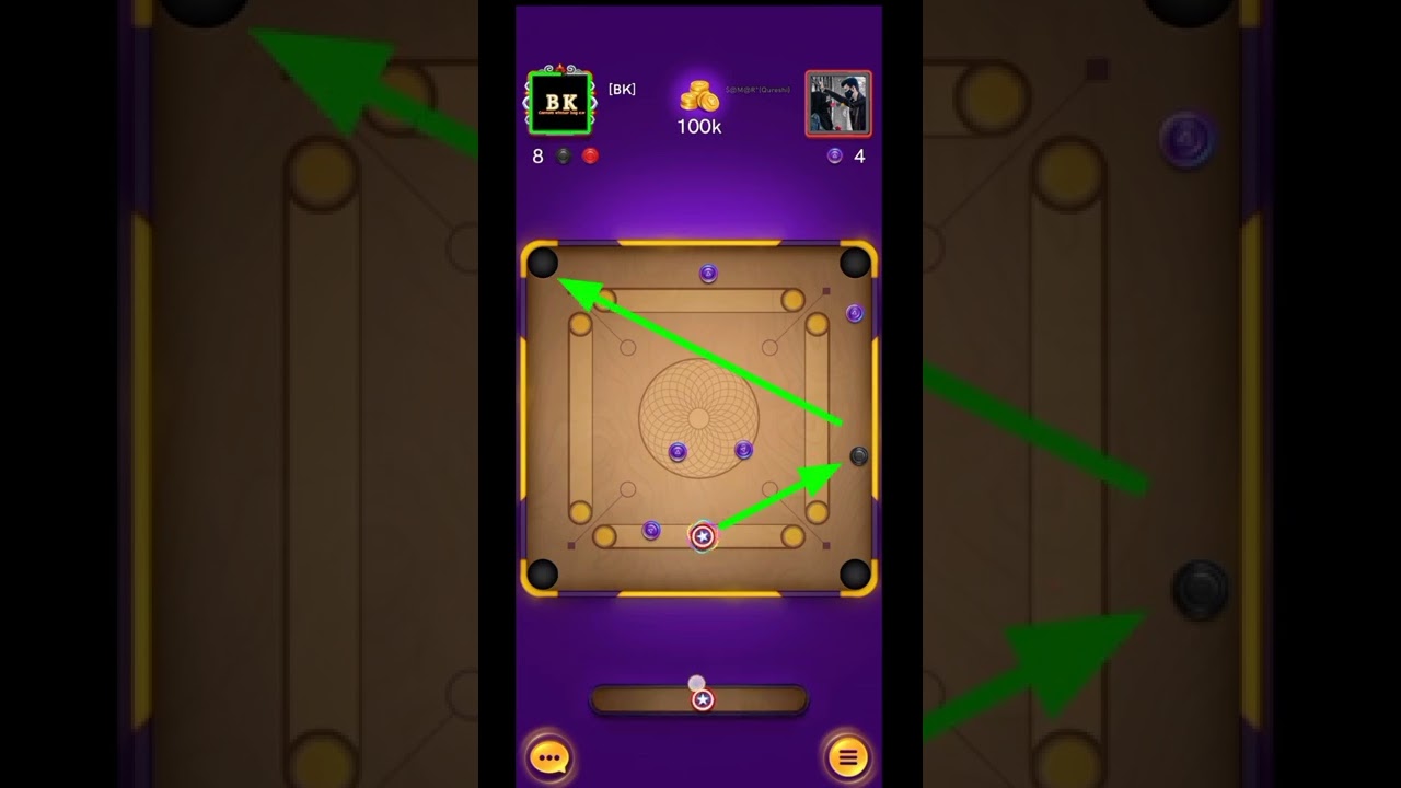 💥 Indirect Shot Carrom Pool BK 💥
