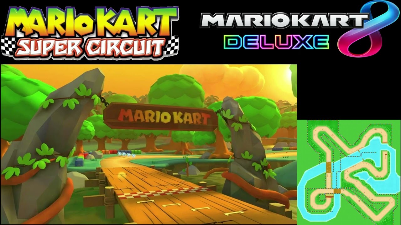 GBA Riverside Park Mashup EXTENDED Mario Kart 8 Deluxe