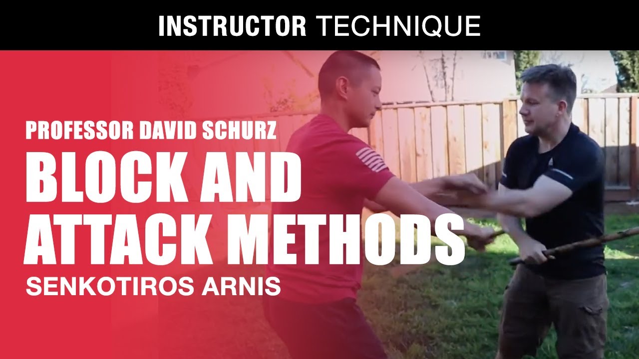 Block & Attack methods in Senkotiros Arnis | Prof. David Schurz | Eskrima | Filipino Martial Arts