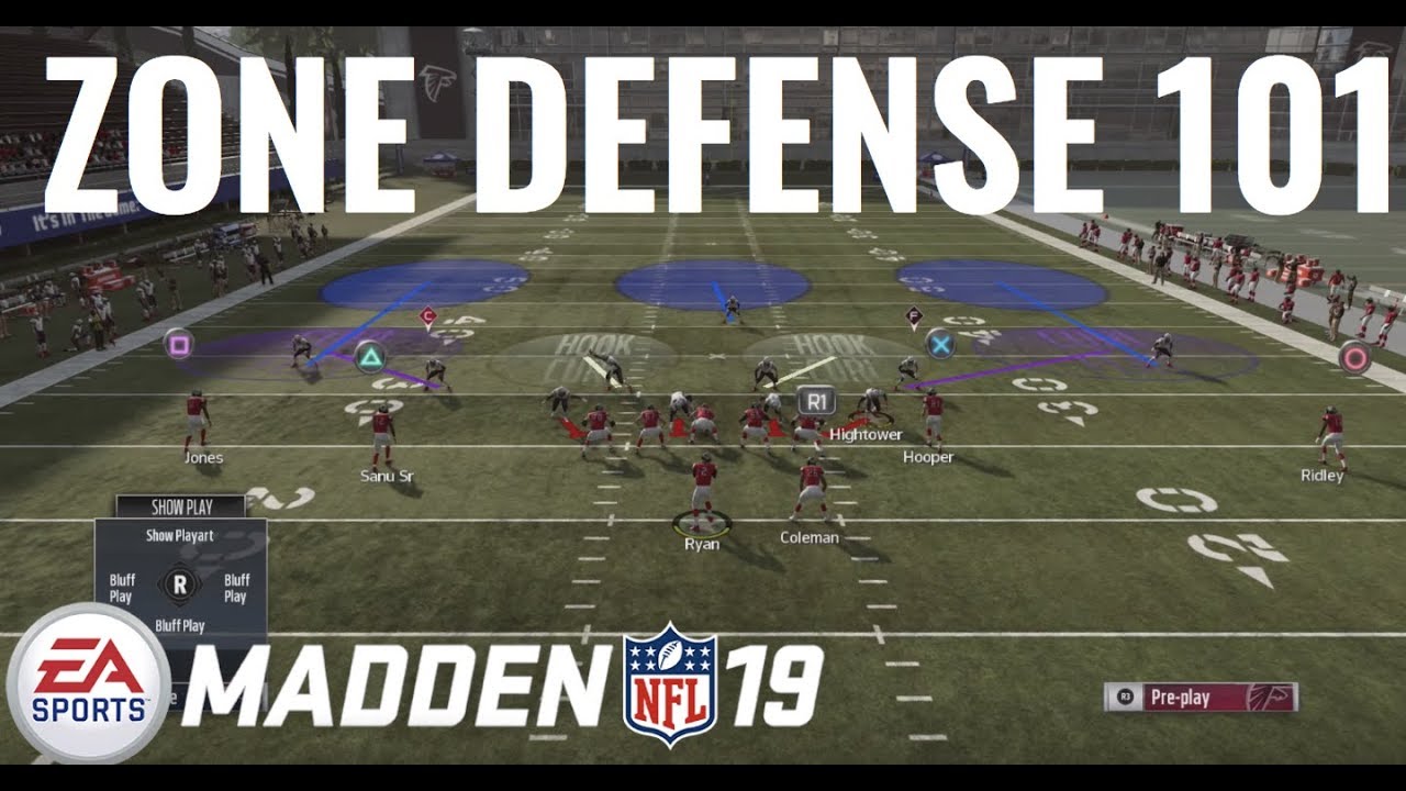 HOW TO STOP THE PASS WITH ZONE COVERAGE IN MADDEN 19  | Zone Defense  101