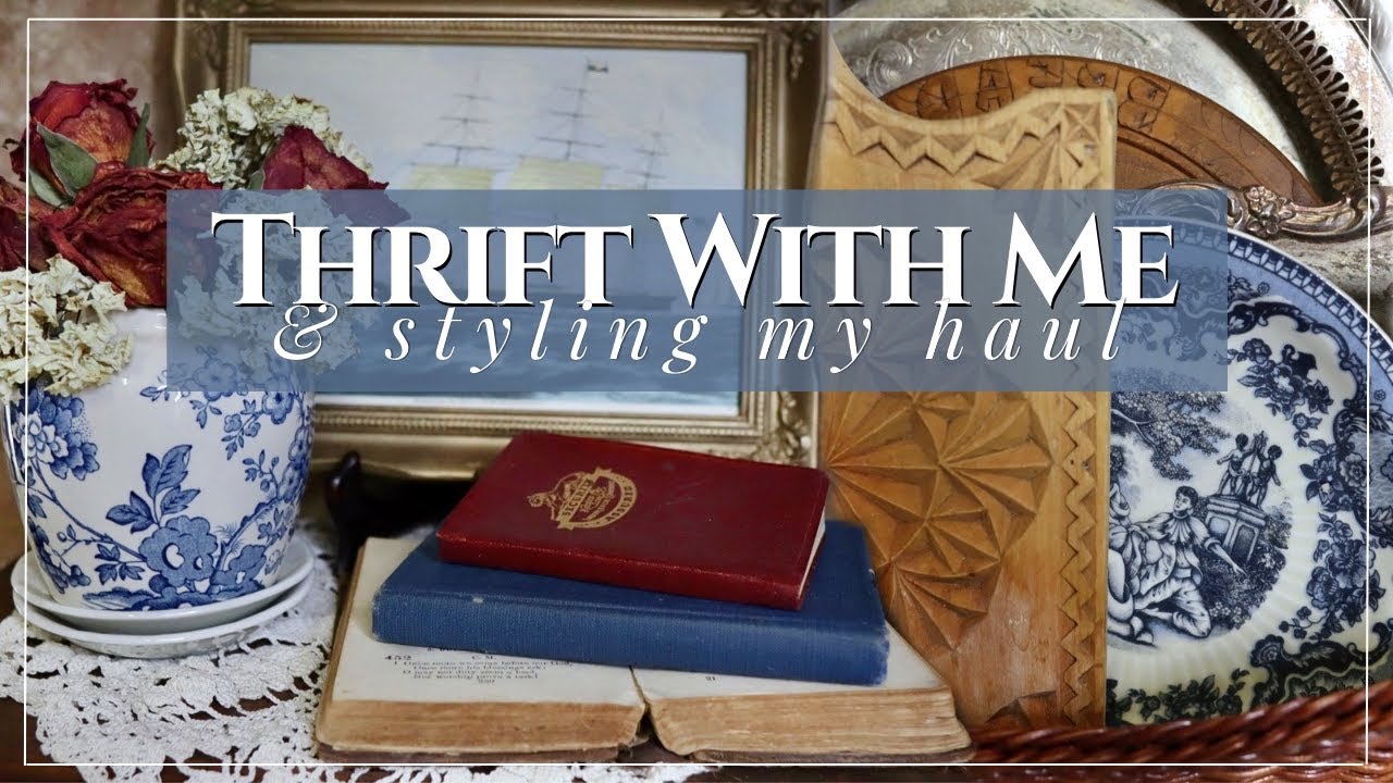 GOOD NEWS! THRIFT WITH ME & STYLED THRIFT HAUL! | Thrifting, Home Decor, Goodwill
