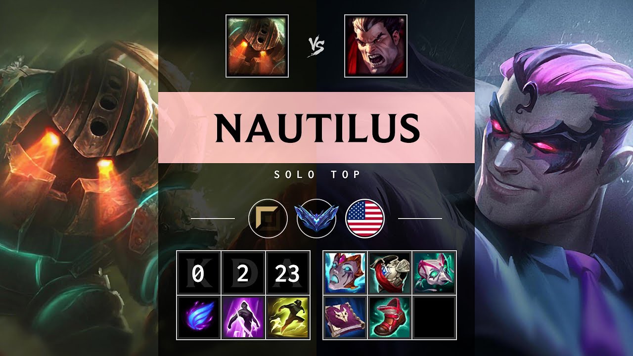 Nautilus Top vs Darius - NA Diamond Patch 25.17