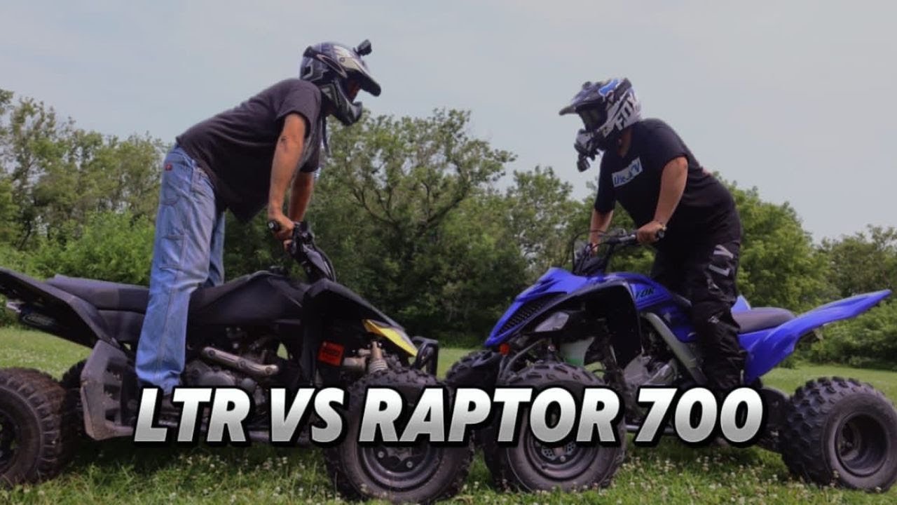 2024 Yamaha Raptor 700 vs Suzuki LTR 450!