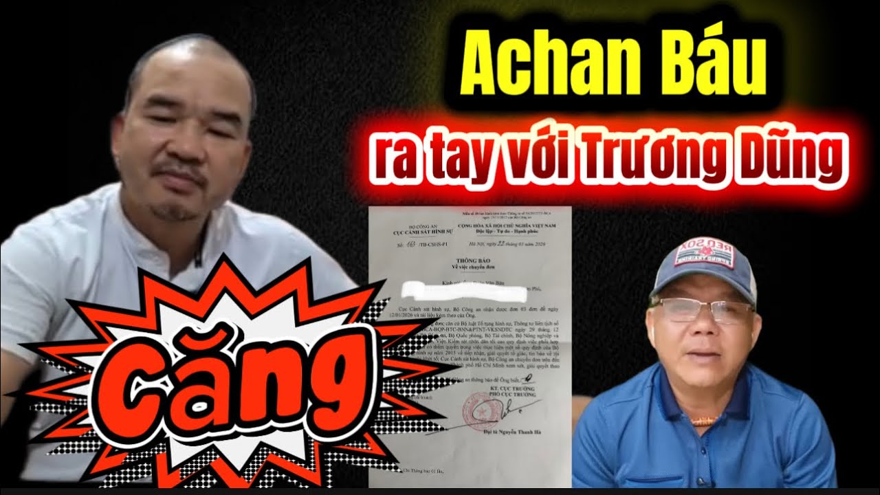 Căng. Achan Báu đã ra tay.